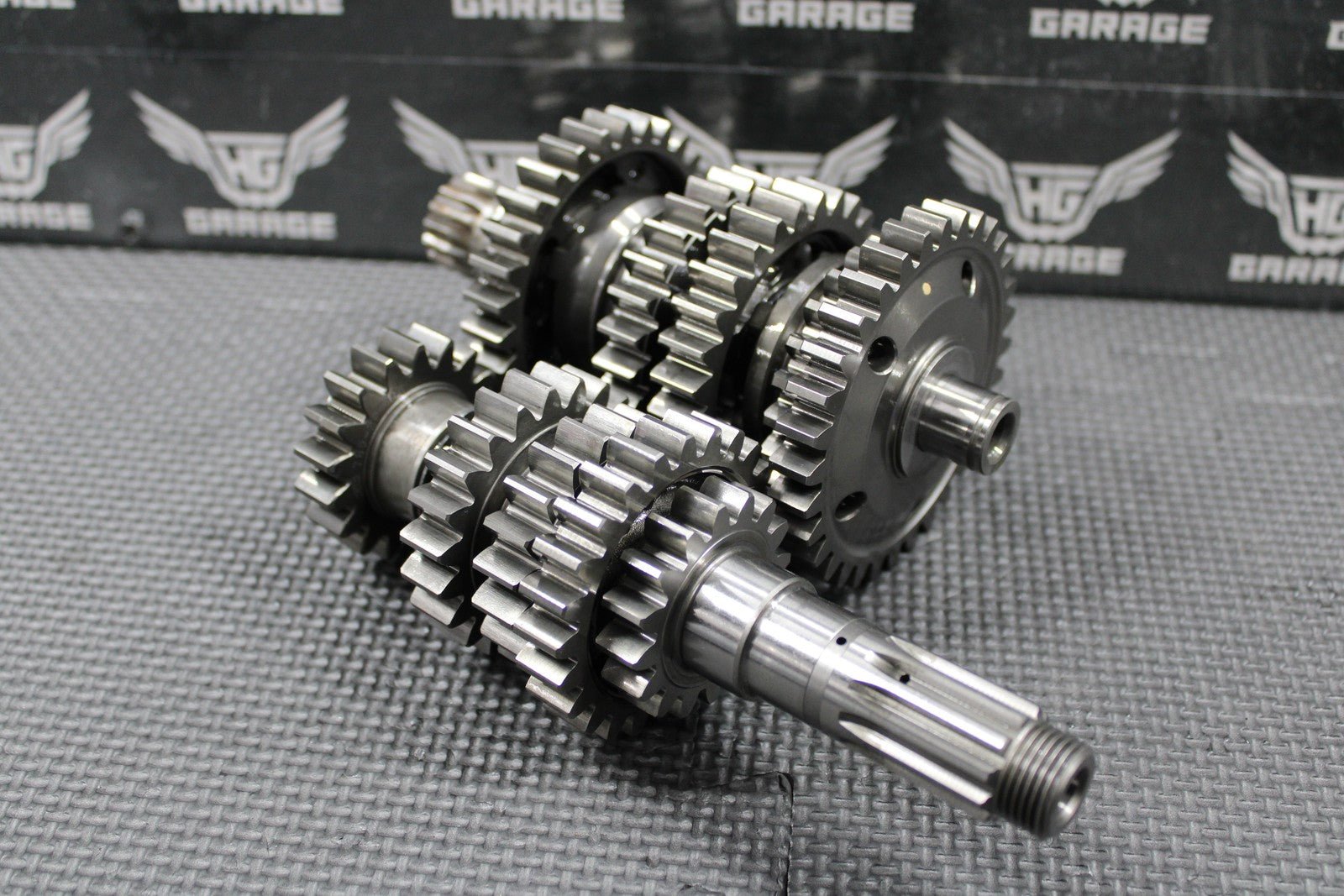 2013 KTM 450 SXF OEM 5 SPEED TRANSMISSION TRANNY GEARBOX GEARS SHIFT FORKS NICE! - hggarage