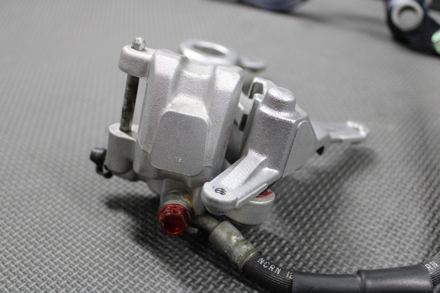 2007 06 - 09 KAWASAKI KX250F REAR BACK BRAKE CALIPER MASTER CYLINDER FORGED LEVER - hggarage