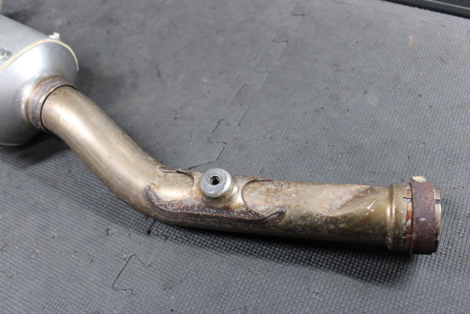 2014 KAWASAKI 13 - 16 KX250F OEM MUFFLER EXHAUST SILENCER SLIP ON PIPE - hggarage