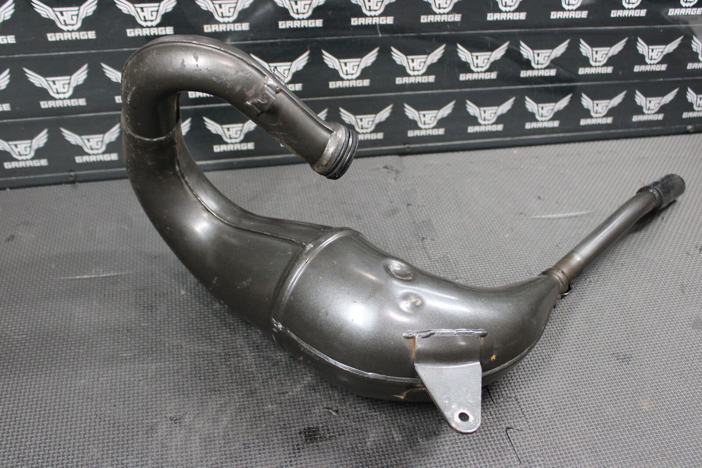 2020 KAWASAKI KX100 OEM EXHAUST PIPE CHAMBER HEADER ASSEMBLY