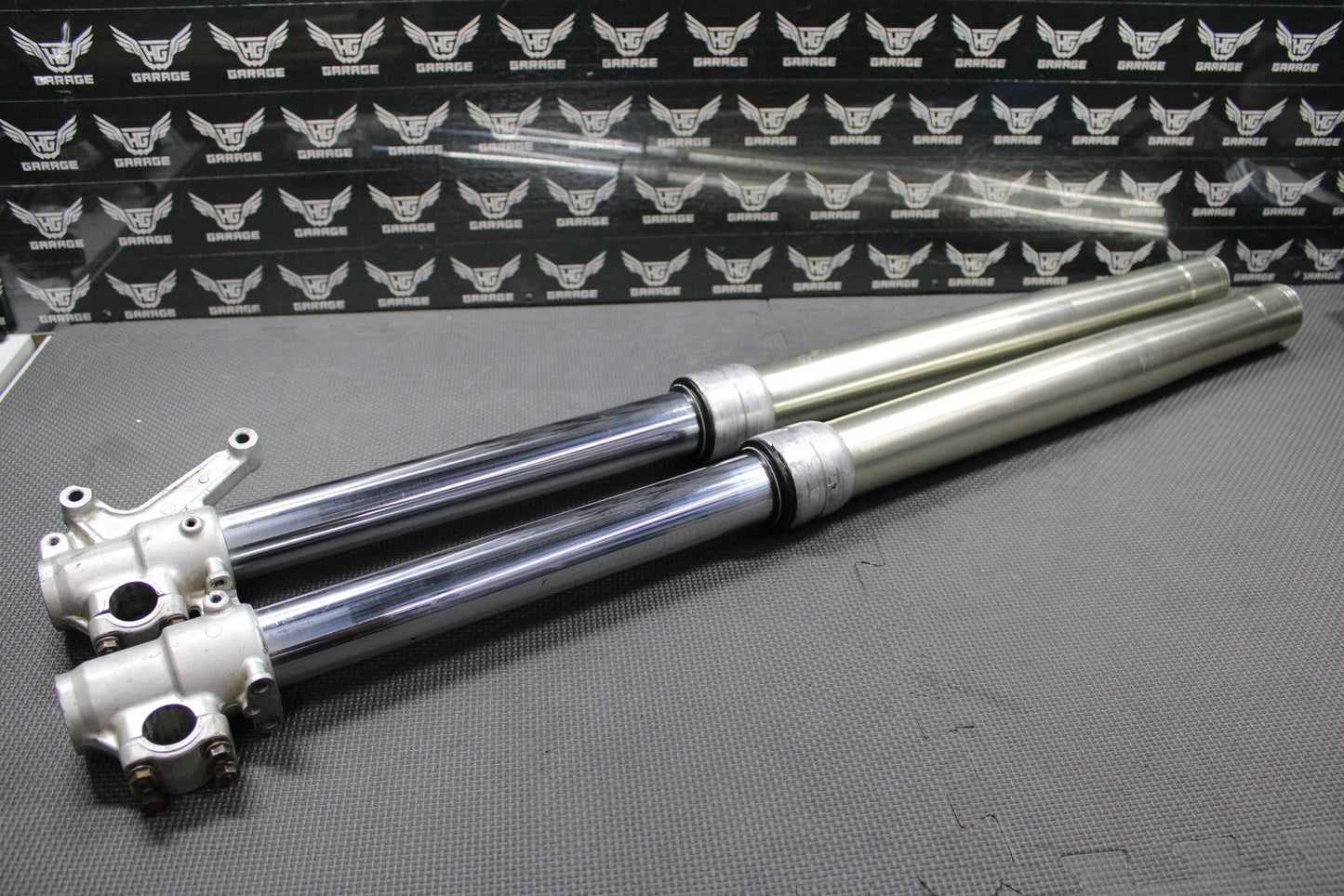 1996 KAWASAKI KX125 OEM RIGHT LEFT FRONT SUSPENSION FORKS SHOCKS PARTS / REPAIR - hggarage