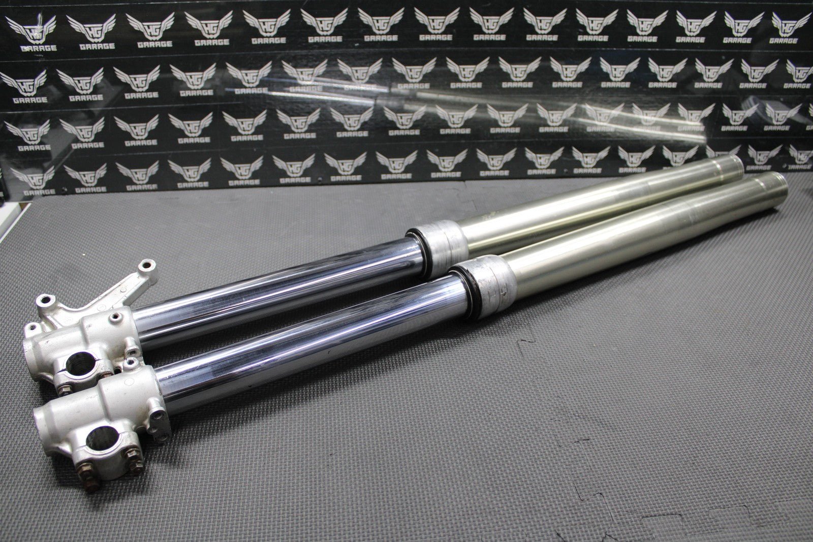 1996 KAWASAKI KX125 OEM RIGHT LEFT FRONT SUSPENSION FORKS SHOCKS PARTS / REPAIR - hggarage