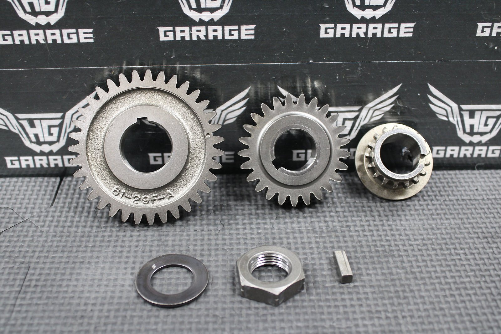 2000 SUZUKI DRZ400 OEM ENGINE CRANKSHAFT PRIMARY MAIN DRIVE TIMING GEARS SET - hggarage