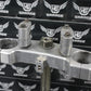 2002 YAMAHA YZ250 OEM FRONT FORKS LOWER BILLET UPPER TRIPLE TREE STEM CLAMP - hggarage