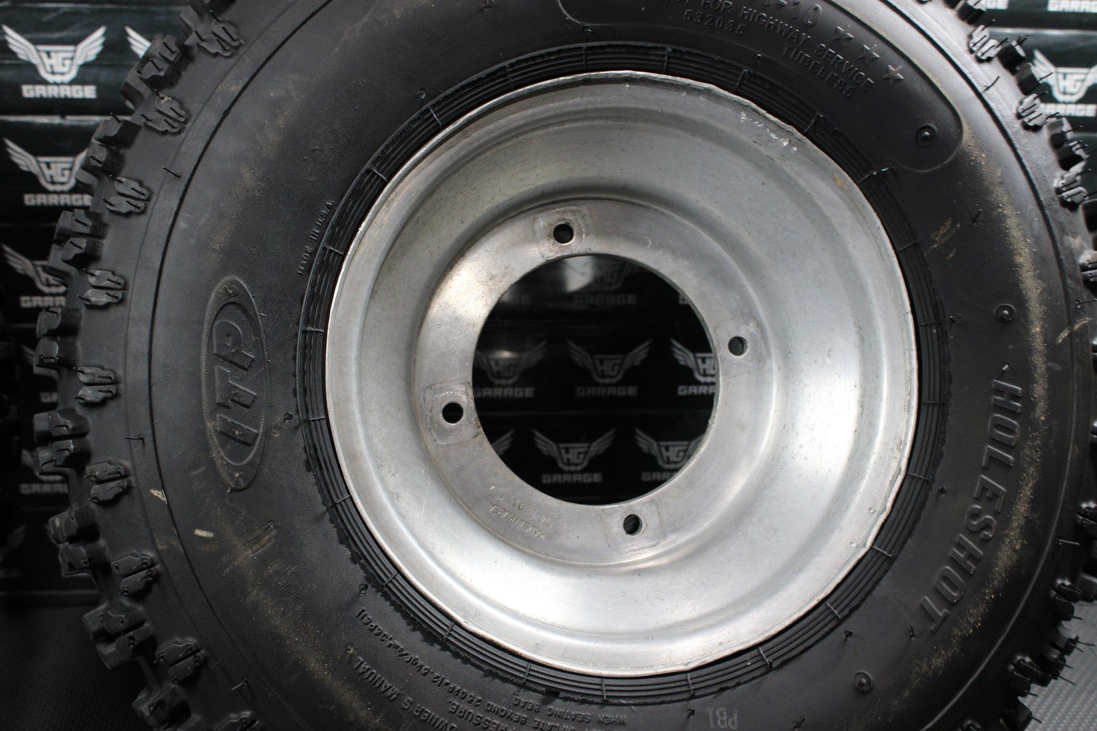 1991 YAMAHA 91 - 93 BANSHEE 350 ITP FRONT REAR WHEELS RIMS W TIRES SET COMPLETE - hggarage