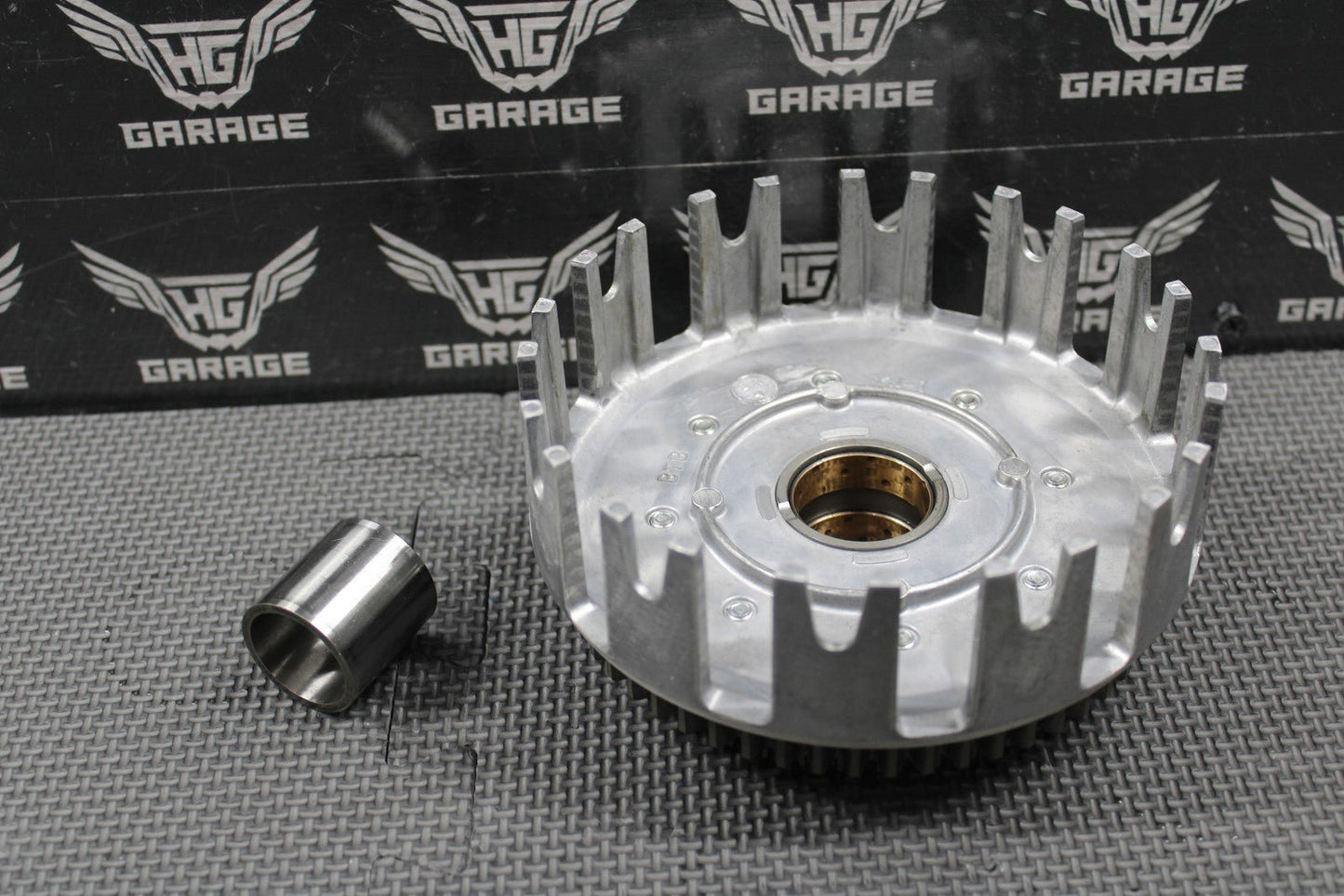 2022 YAMAHA 21 - 22 WR250F YZ250F FX OEM CLUTCH BASKET ONE WAY STARTER GEAR NICE! - hggarage