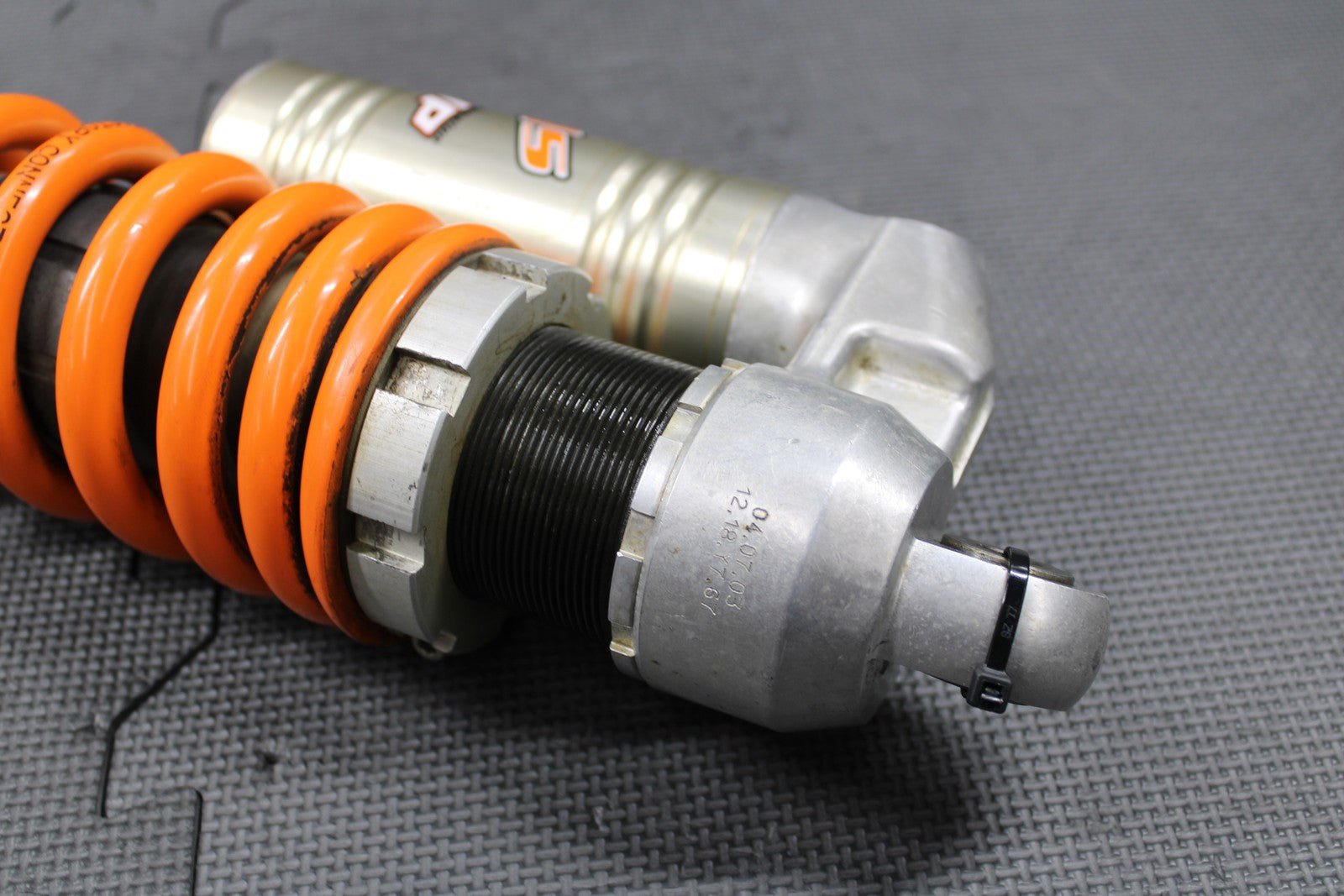 2004 KTM 125 200 SX OEM WP PDS REAR BACK SHOCK ABSORBER SUSPENSION 1218Y767 GOOD - hggarage