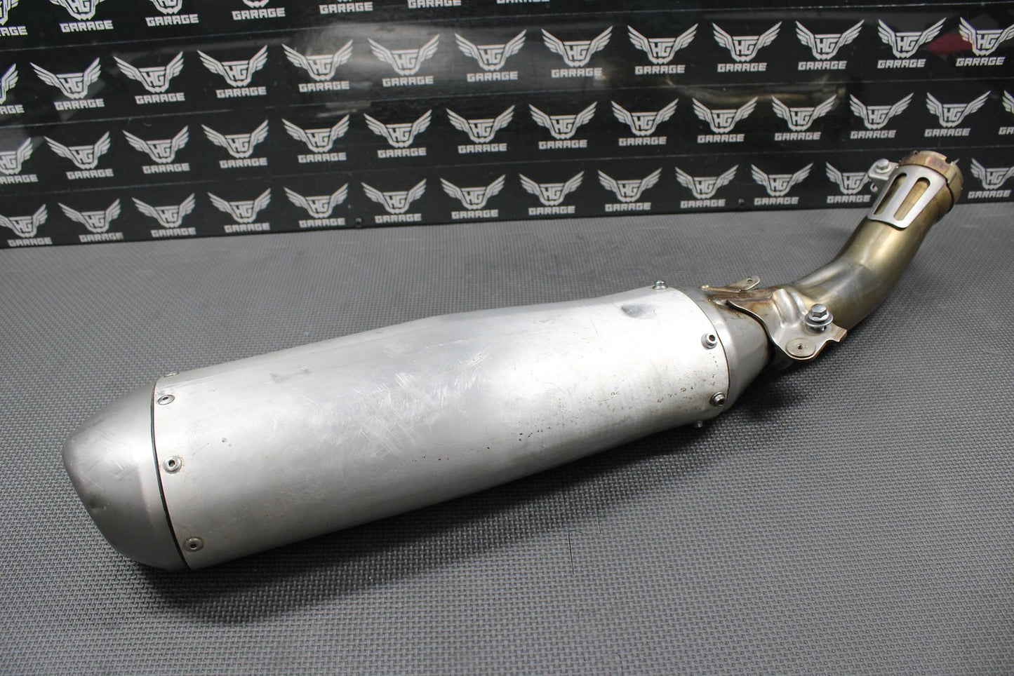 2019 17 - 19 YAMAHA YZ250FX OEM MUFFLER EXHAUST SILENCER SLIP ON PIPE 1SM - 14750 - A0 - hggarage