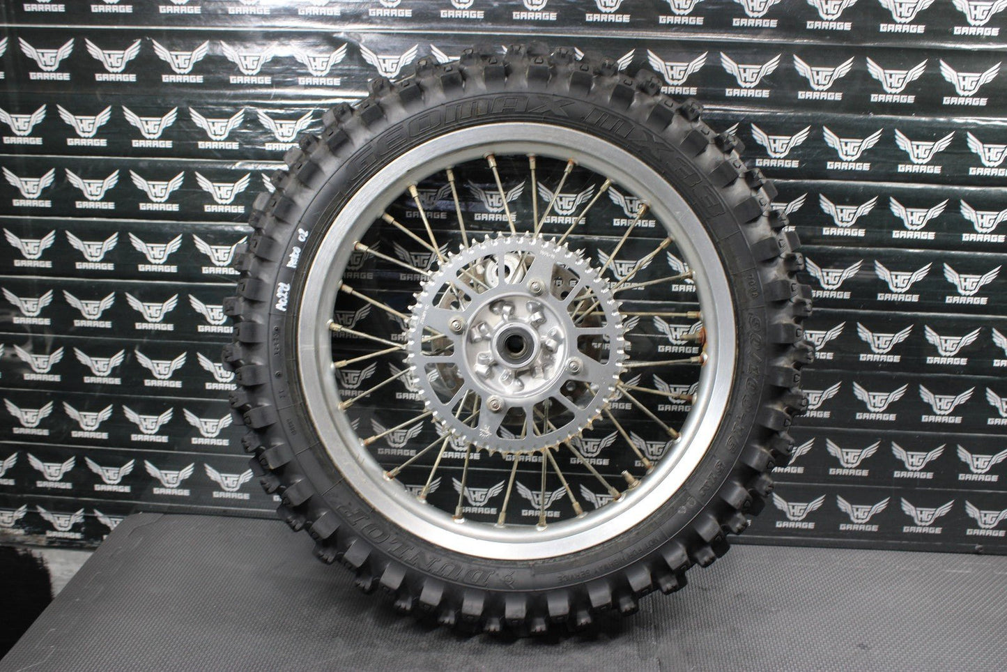 2001 KAWASAKI KX100 16" OEM BIGWHEEL REAR BACK WHEEL RIM HUB 41090 - 1141 - hggarage