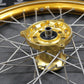 2001 YAMAHA 93 - 01 YZ80 90 - 01 RM80 17" GOLD EXCEL FRONT WHEEL RIM W/ TALON HUB - hggarage