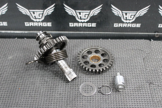 2006 KTM 85SX OEM KICKSTART KICK START SHAFT W IDLER GEAR