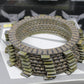 BRAND NEW PREMIER 1990 - 1992 KAWASAKI KX125 CLUTCH FRICTION FIBER PLATES CK4485 - hggarage