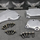 1999 SUZUKI 98 - 99 RM250 OEM POWER VALVE CYLINDER SIDE COVER COVERS & BOLTS - hggarage
