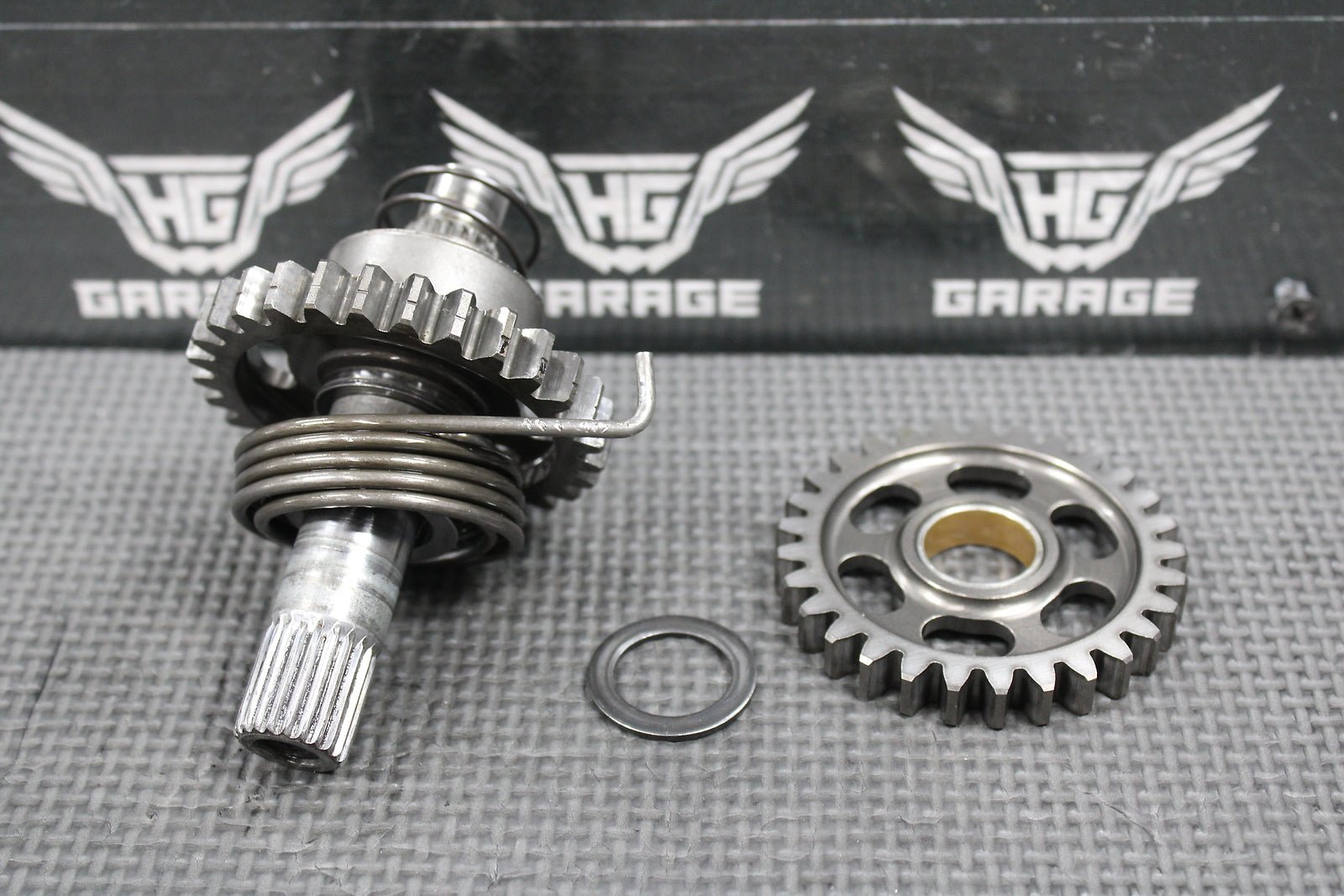 2000 HONDA CR125R OEM KICKSTART KICK START SHAFT W IDLER GEAR 28251 - KZ4 - 000 - hggarage