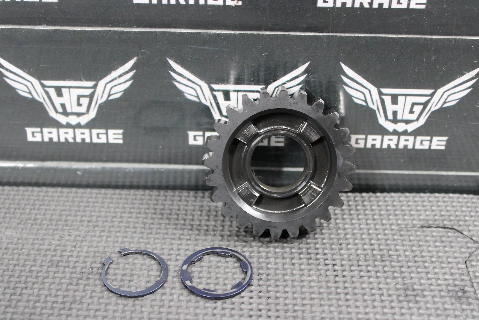 1999 HONDA CR500R OEM TRANSMISSION MAINSHAFT 5TH GEAR 24T GEAR 23481 - ML3 - 670 - hggarage