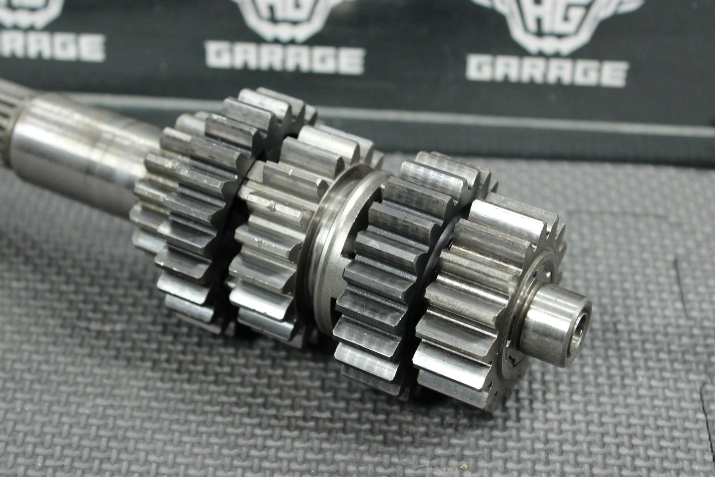1992 Kawasaki KX250 90 - 93 OEM Engine Transmission Input Shaft Assembly Gears - hggarage