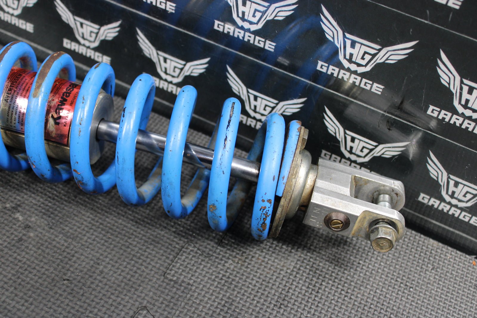 1991 Kawasaki KDX250 OEM Rear Back Shock Absorber Suspension 45014 - 1498 - W1 - hggarage