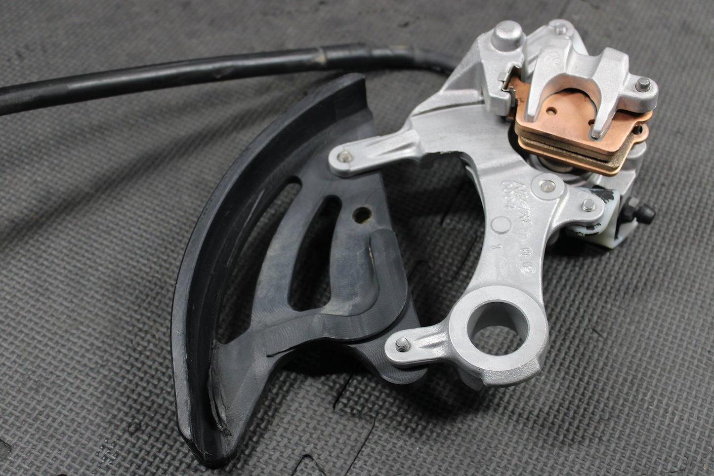 2008 Kawasaki KX250F OEM Nissin Rear Back Brake Caliper Master Cylinder Lever - hggarage
