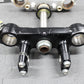 2002 HONDA XR200R 90 - 02 OEM FRONT FORKS LOWER UPPER TRIPLE TREE STEM BAR CLAMP - hggarage