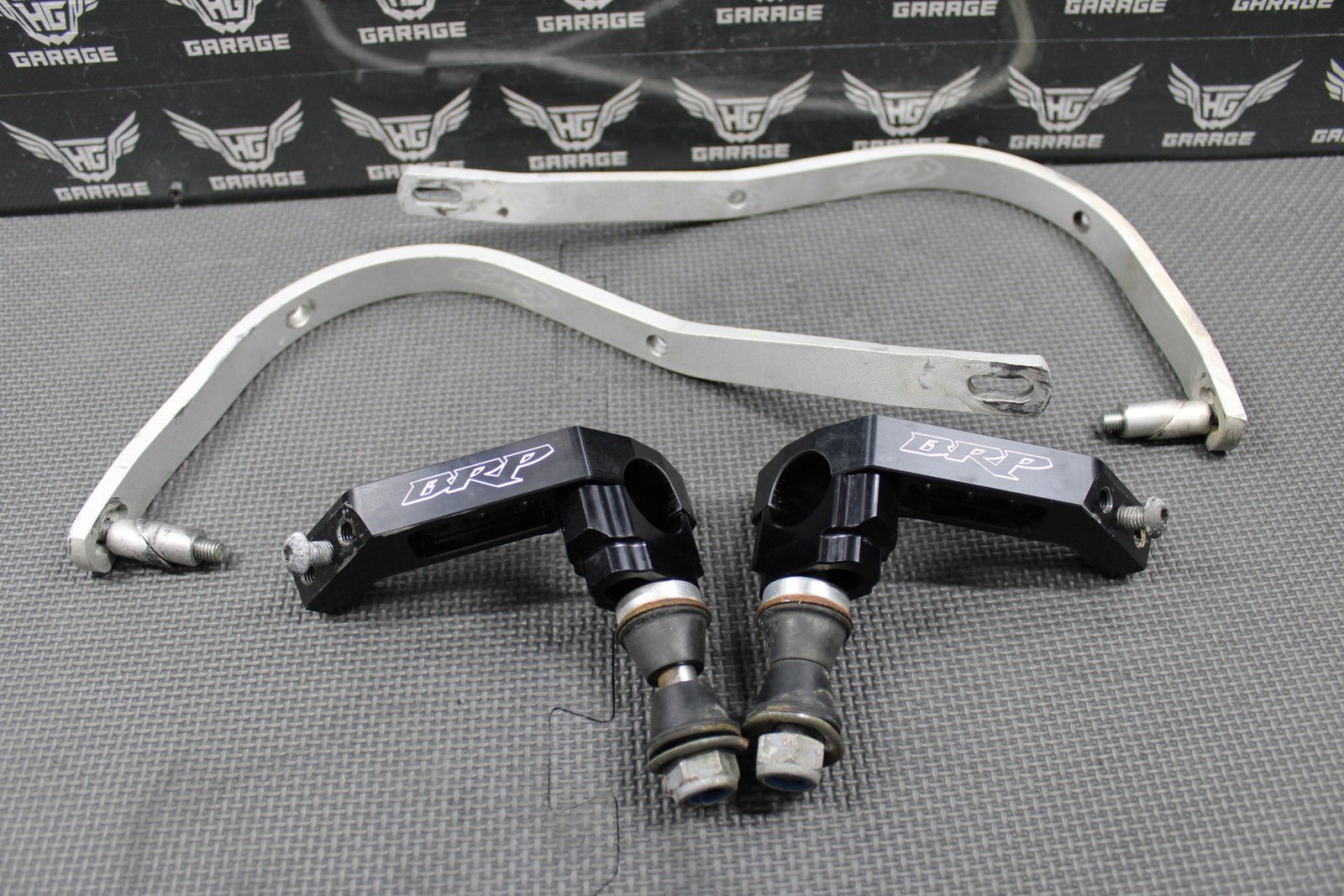2007 07 - 08 KAWASAKI KX250 KX250F KX450F BRP FAT BAR CLAMPS HAND GUARD MOUNTS - hggarage