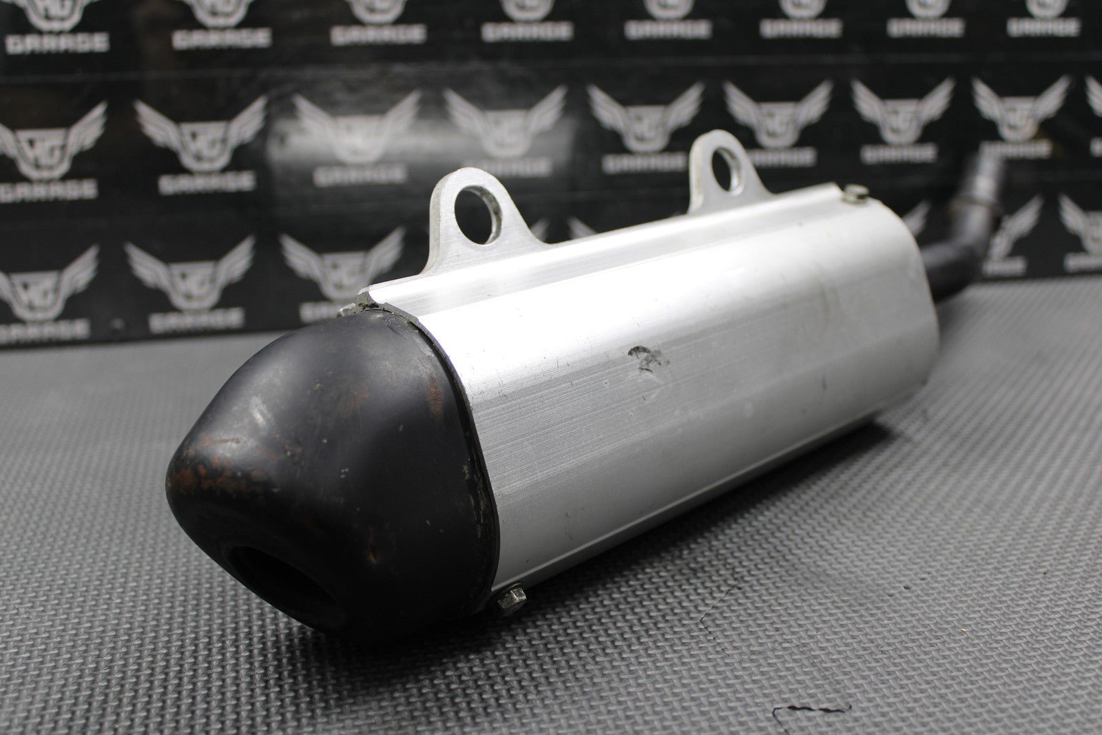 2003 03 - 05 KAWASAKI KX125 OEM MUFFLER EXHAUST SILENCER SLIP ON PIPE 18100 - 0003 - hggarage