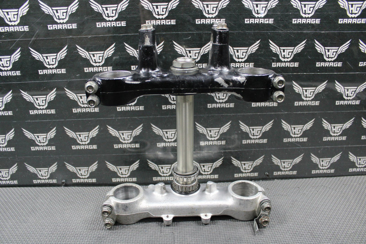 1989 87 - 95 HONDA XR250R OEM FRONT FORKS LOWER UPPER TRIPLE TREE STEM BAR CLAMP - hggarage