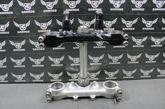 1989 87 - 95 HONDA XR250R OEM FRONT FORKS LOWER UPPER TRIPLE TREE STEM BAR CLAMP - hggarage