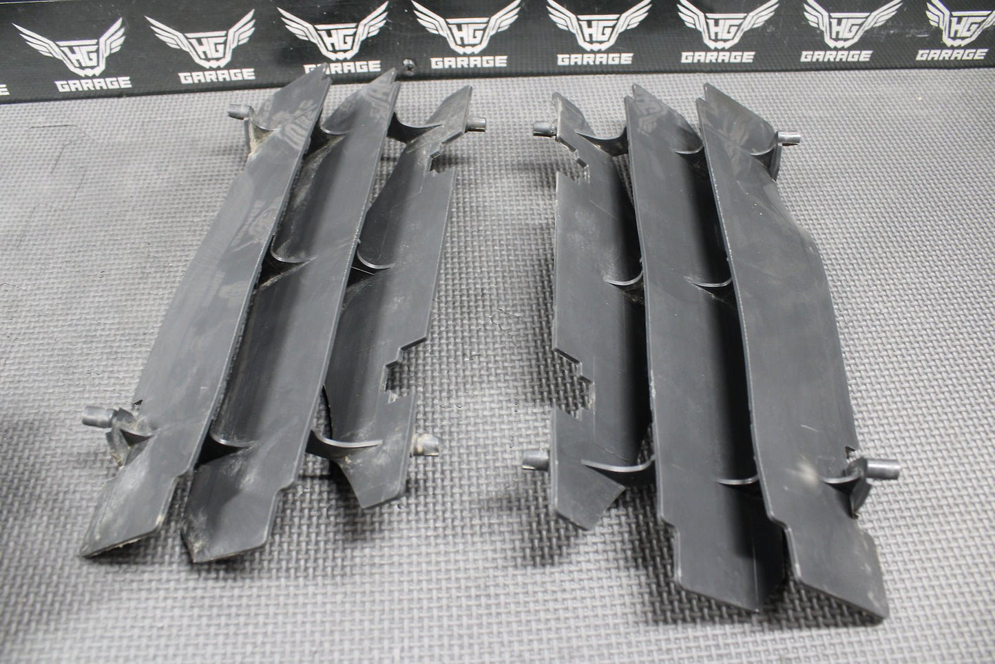 2000 2001 SUZUKI DRZ400 DRZ400E OEM LEFT RIGHT RADIATOR RADIATORS LOUVERS GOOD! - hggarage