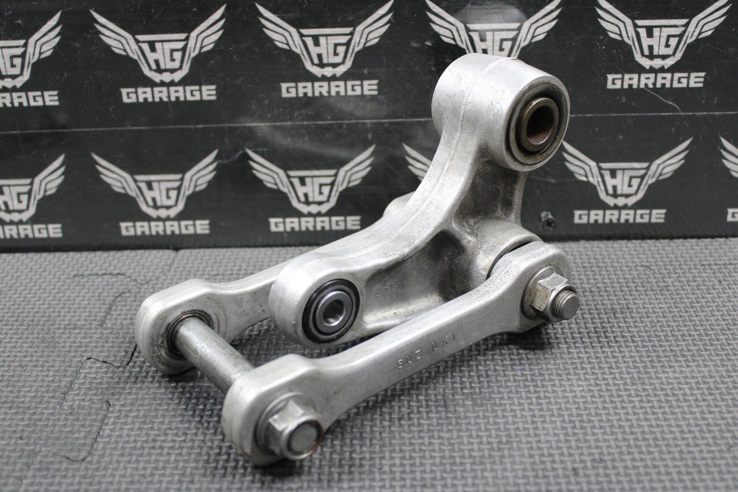 1999 SUZUKI 98 - 99 RM250 OEM REAR SHOCK SWINGARM LINKAGE LEVER 62600 - 37820 NICE! - hggarage