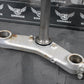 1987 YAMAHA TW200 OEM FRONT FORKS LOWER UPPER TRIPLE TREE STEM CLAMP ASSEMBLY - hggarage