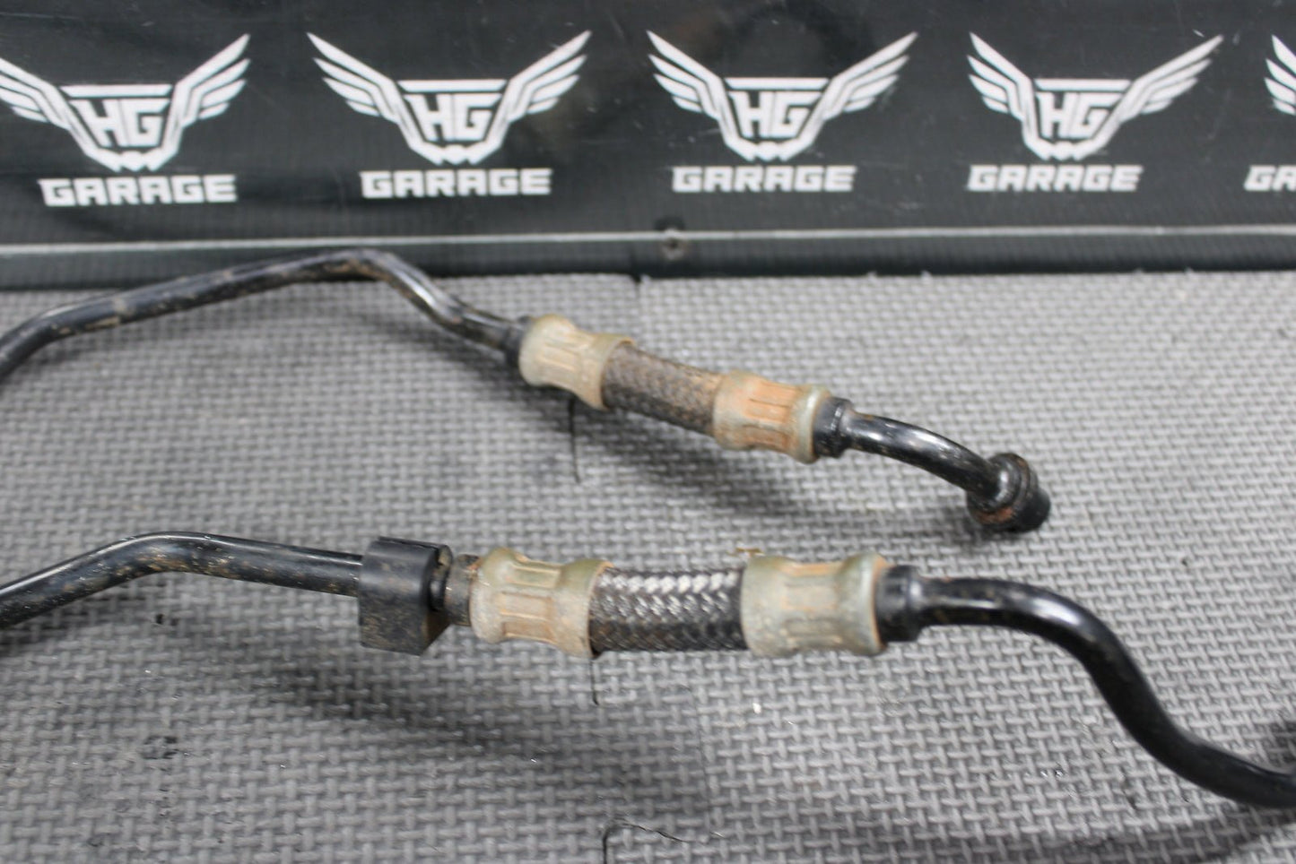 1986 HONDA XR250R OEM ENGINE MOTOR OIL PUMP LINES FEED LINE RETURN LINE - hggarage