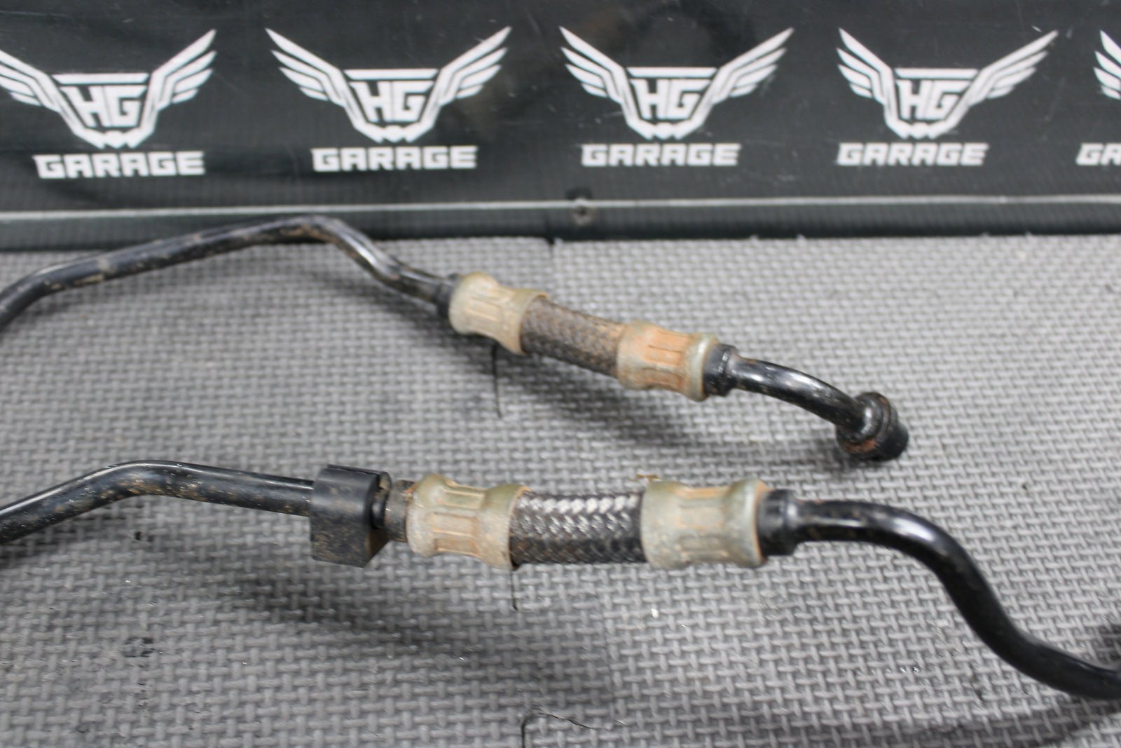 1986 HONDA XR250R OEM ENGINE MOTOR OIL PUMP LINES FEED LINE RETURN LINE - hggarage