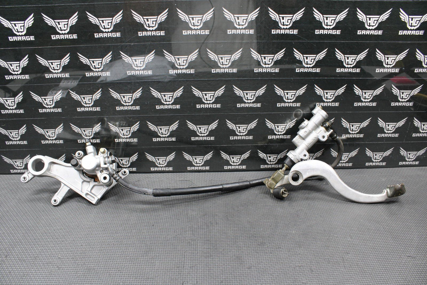 2005 HONDA 05 - 07 CRF450R OEM REAR BACK BRAKE CALIPER MASTER CYLINDER LEVER ASSY - hggarage