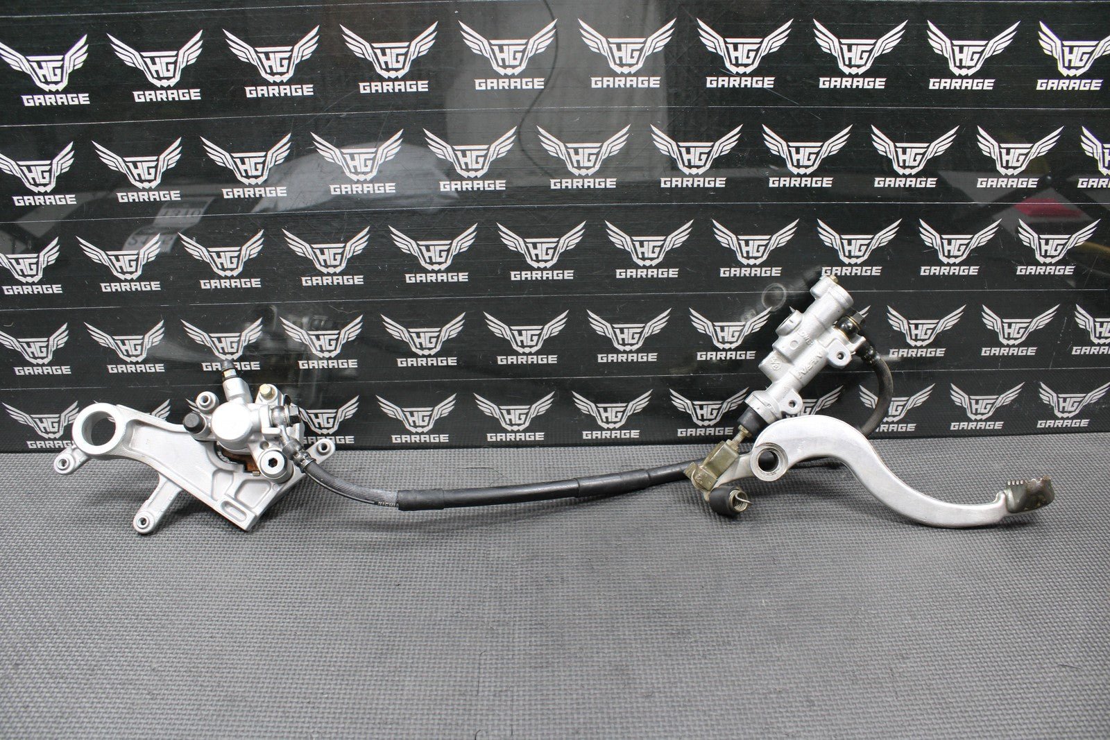 2005 HONDA 05 - 07 CRF450R OEM REAR BACK BRAKE CALIPER MASTER CYLINDER LEVER ASSY - hggarage