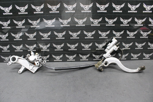 2005 HONDA 05 - 07 CRF450R OEM REAR BACK BRAKE CALIPER MASTER CYLINDER LEVER ASSY - hggarage