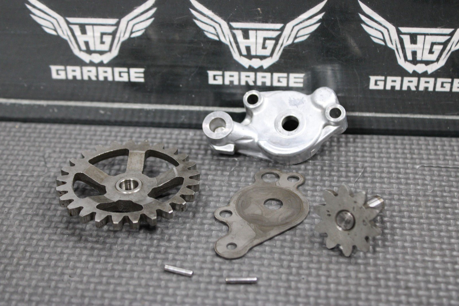 2014 KAWASAKI 10 - 18 KX250F OEM MOTOR COMPLETE OIL PUMP ROTORS SHAFT GOOD! - hggarage