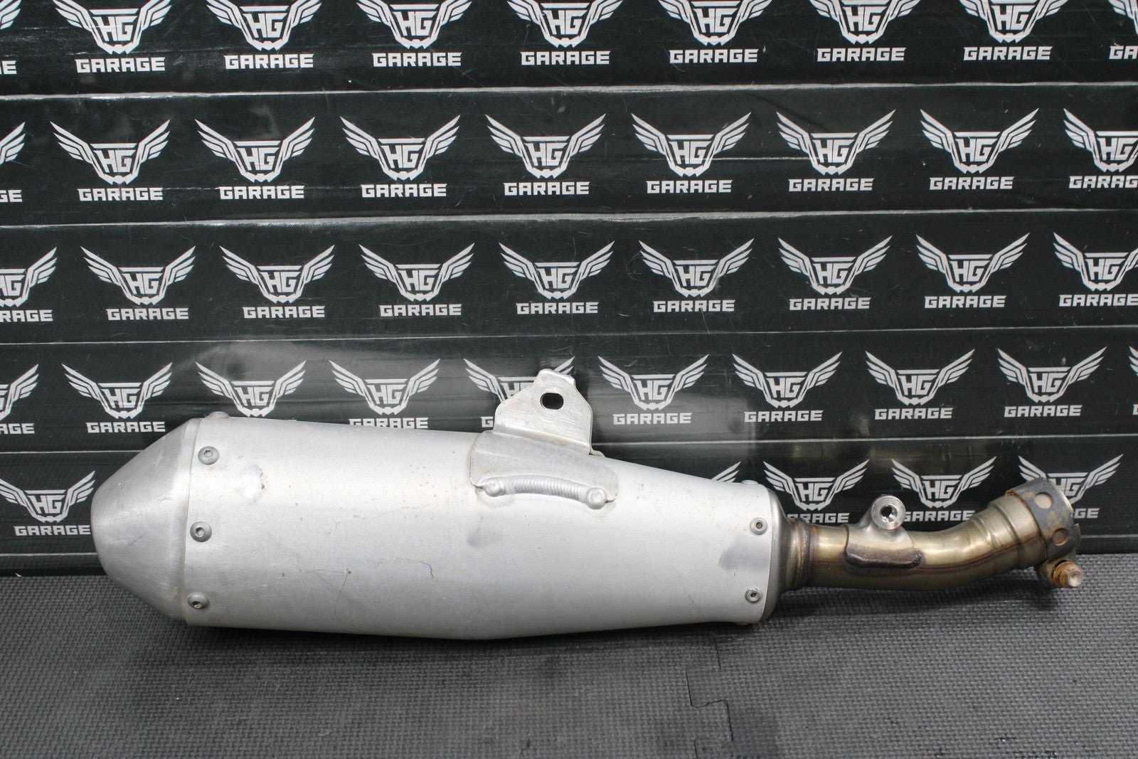 2019 HONDA CRF450R CRF450RX OEM RIGHT SIDE MUFFLER EXHAUST SILENCER SLIP ON PIPE - hggarage