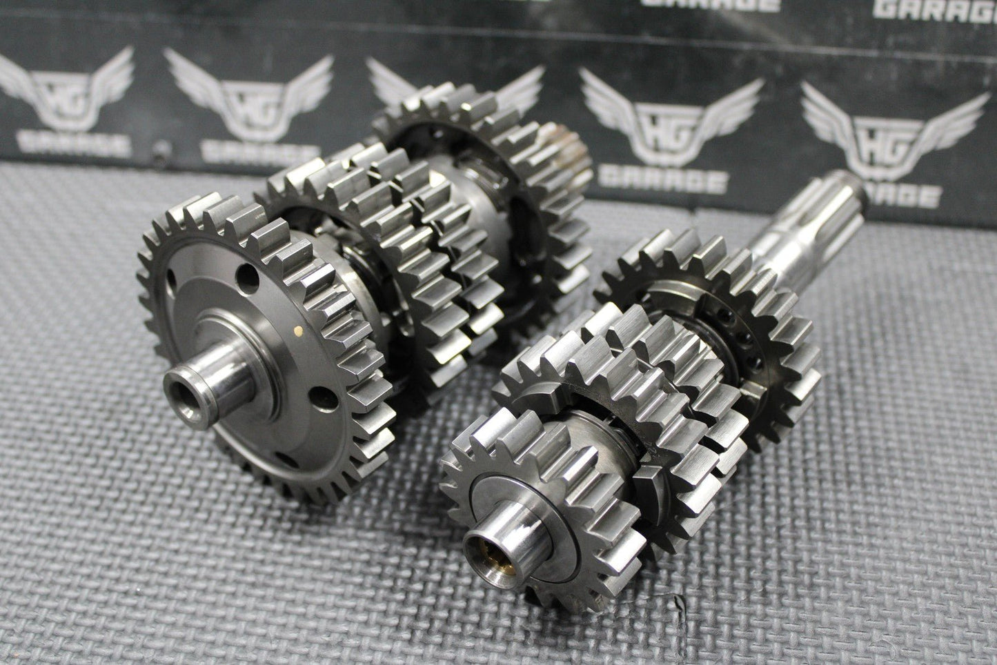 2013 KTM 450 SXF OEM 5 SPEED TRANSMISSION TRANNY GEARBOX GEARS SHIFT FORKS NICE! - hggarage