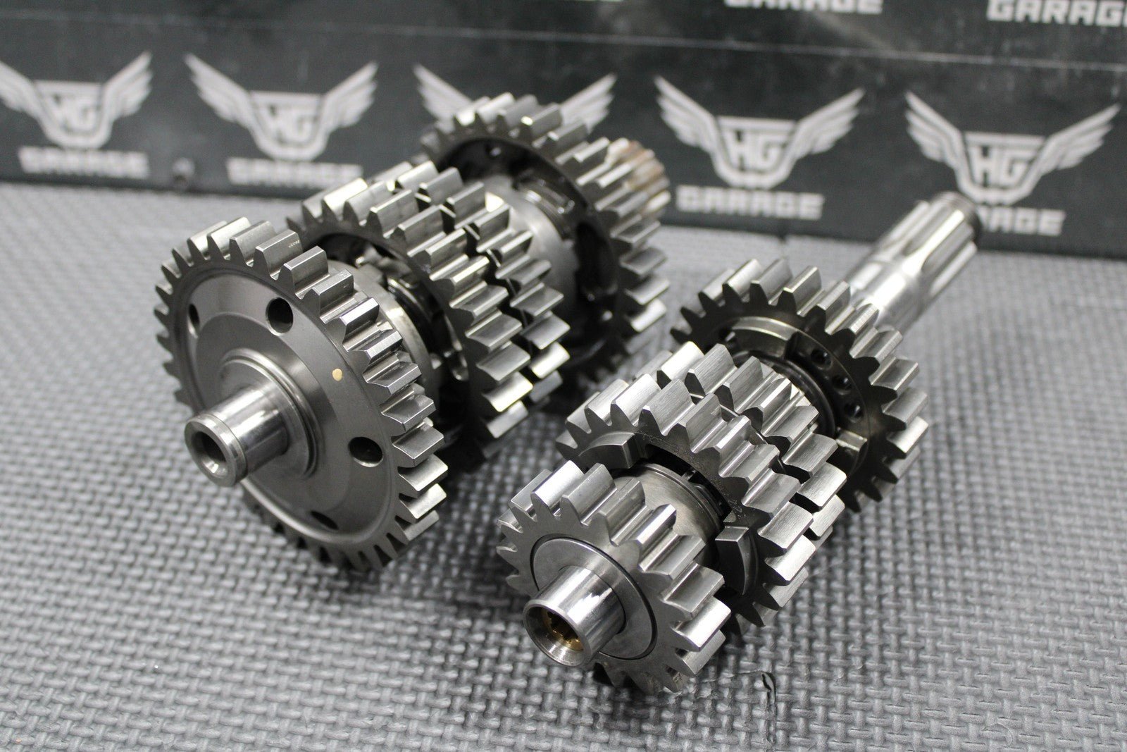 2013 KTM 450 SXF OEM 5 SPEED TRANSMISSION TRANNY GEARBOX GEARS SHIFT FORKS NICE! - hggarage