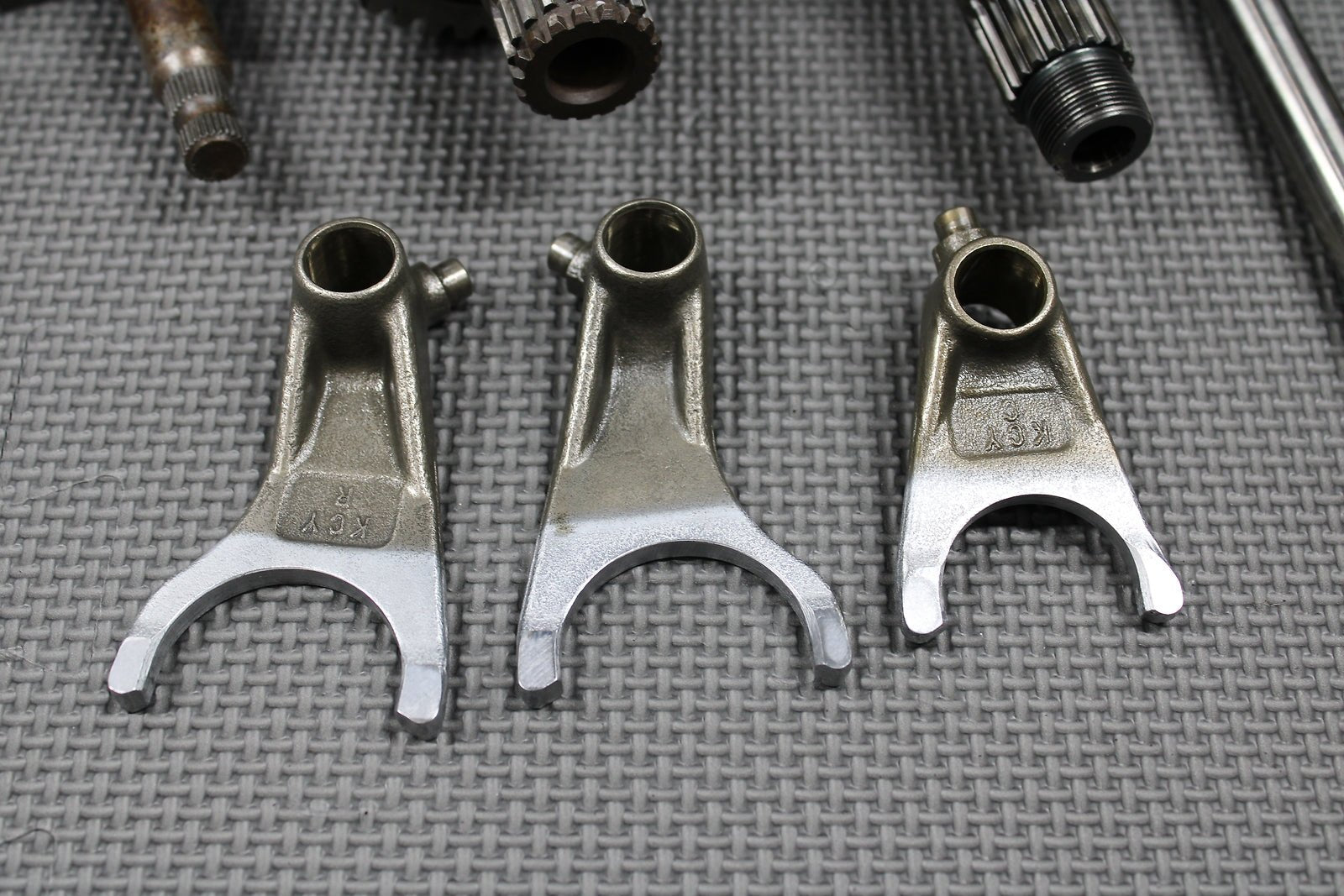 1996 96 - 98 HONDA XR400R OEM ENGINE TRANSMISSION TRANNY GEARS SHAFTS SHIFT FORKS - hggarage
