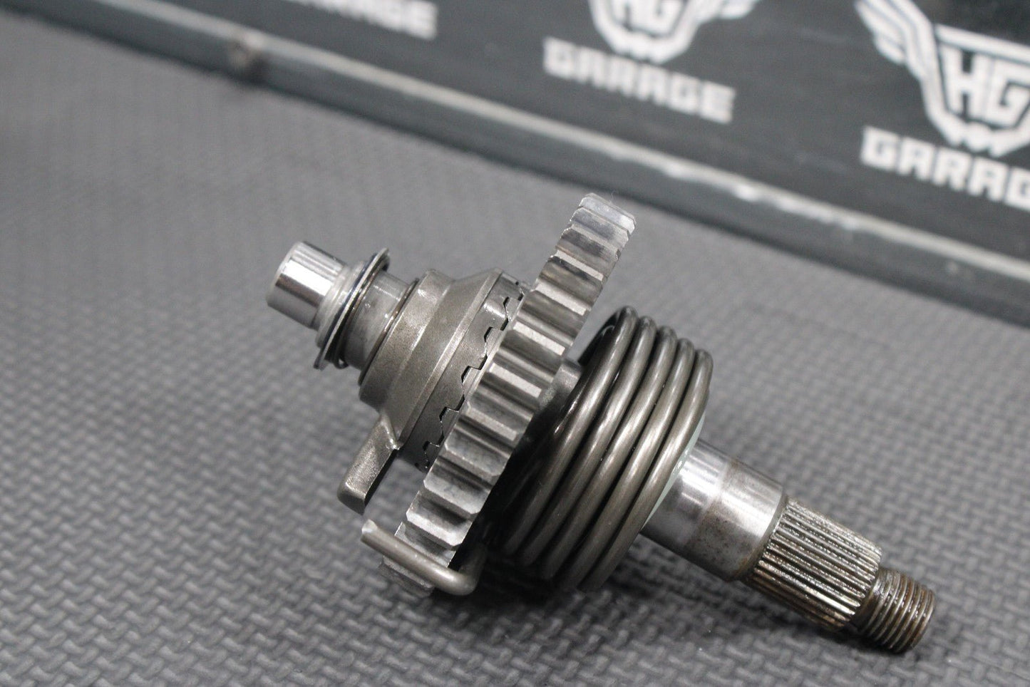 1986 86 - 88 KAWASAKI KDX200 OEM KICKSTART KICK START SHAFT W IDLER GEAR GOOD! - hggarage