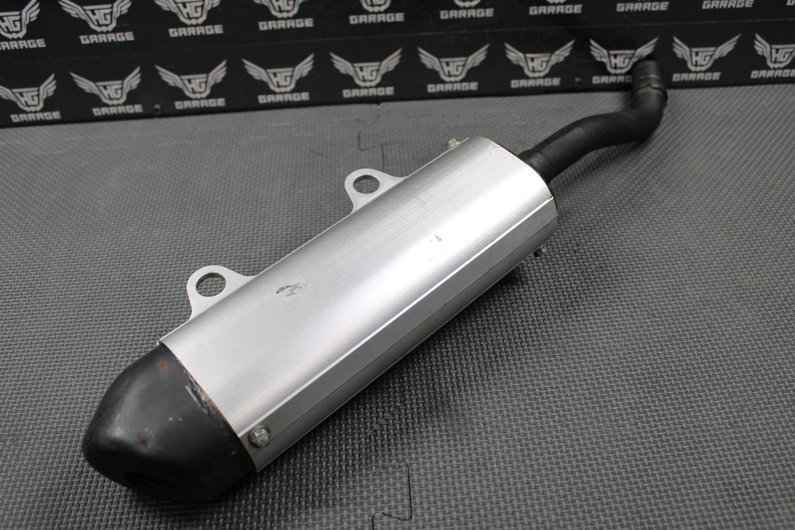 2003 03 - 05 KAWASAKI KX125 OEM MUFFLER EXHAUST SILENCER SLIP ON PIPE 18100 - 0003 - hggarage