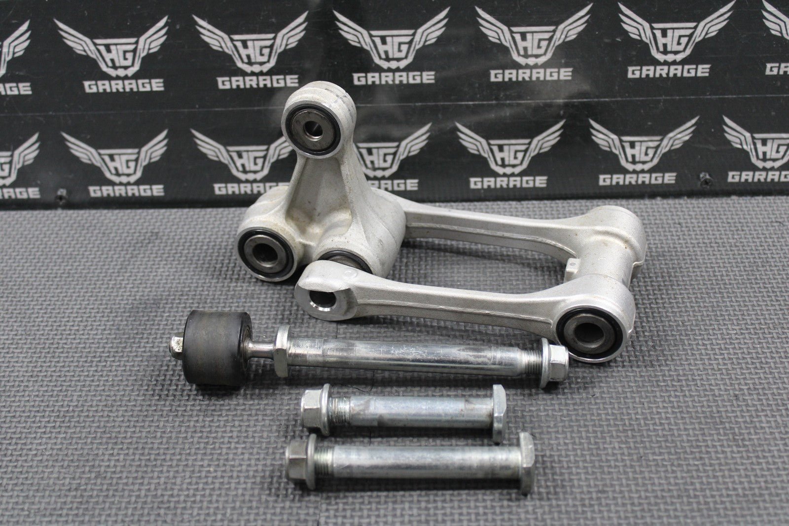 2019 SUZUKI 19 - 25 RMZ250 RMZ450 OEM REAR SHOCK LINKAGE LINKS BOLTS GOOD BEARINGS - hggarage