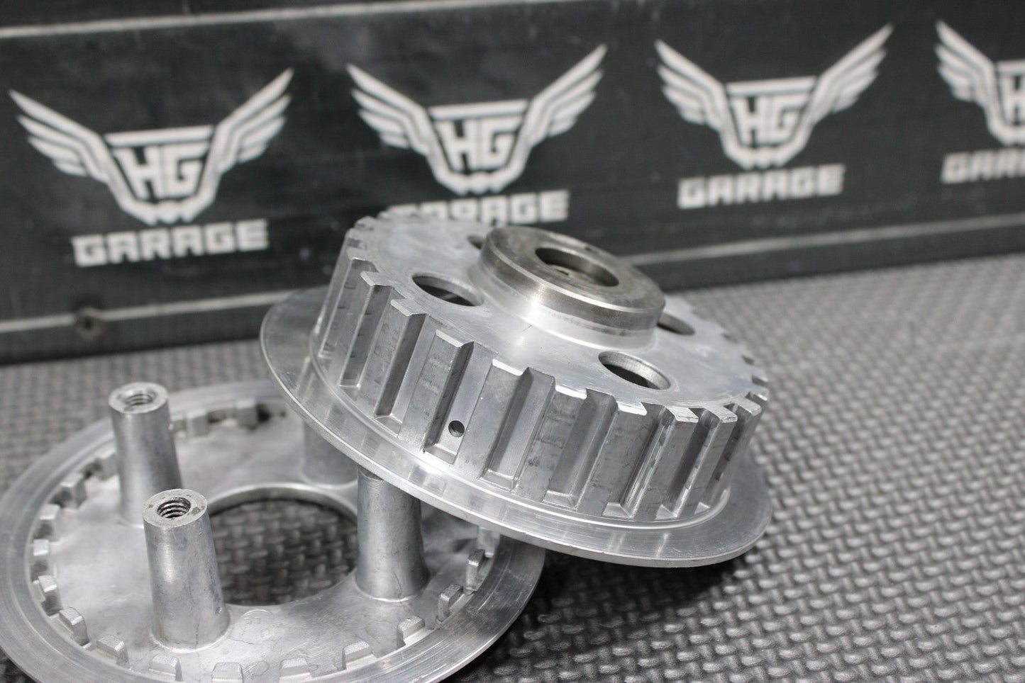 1991 87 - 95 HONDA CR80R OEM COMPLETE CLUTCH W PLATES BASKET HUB 22100 - GC4 - 600 - hggarage