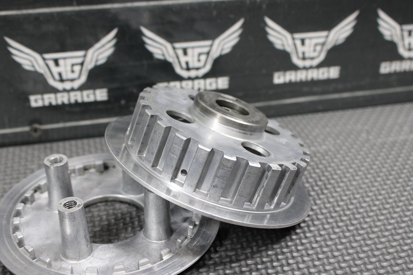1991 87 - 95 HONDA CR80R OEM COMPLETE CLUTCH W PLATES BASKET HUB 22100 - GC4 - 600 - hggarage