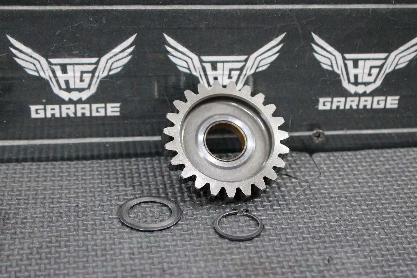 2001 YAMAHA YZ250 00 - 01 OEM KICKSTART KICK START SHAFT W IDLER GEAR GOOD! - hggarage
