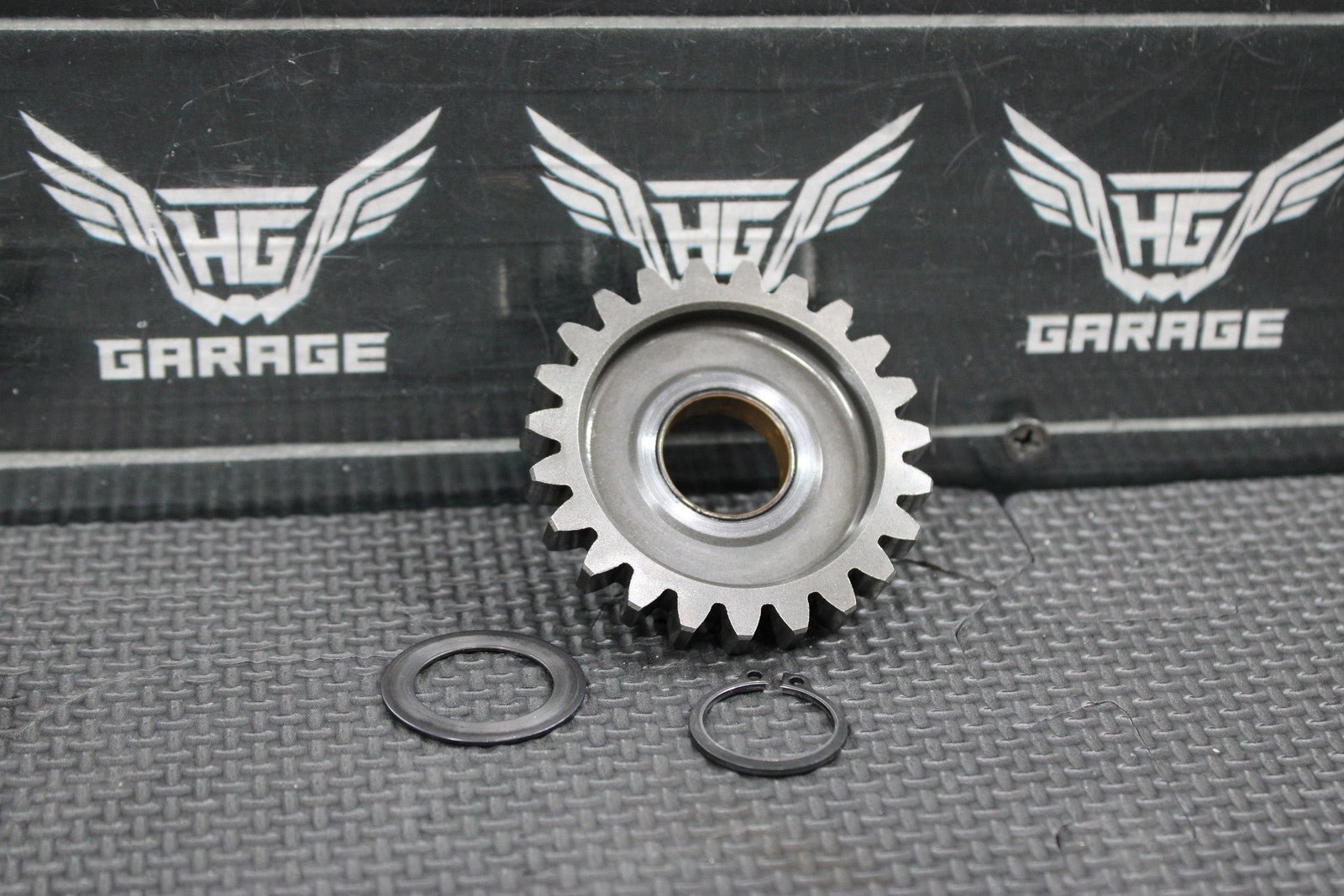2001 YAMAHA YZ250 00 - 01 OEM KICKSTART KICK START SHAFT W IDLER GEAR GOOD! - hggarage