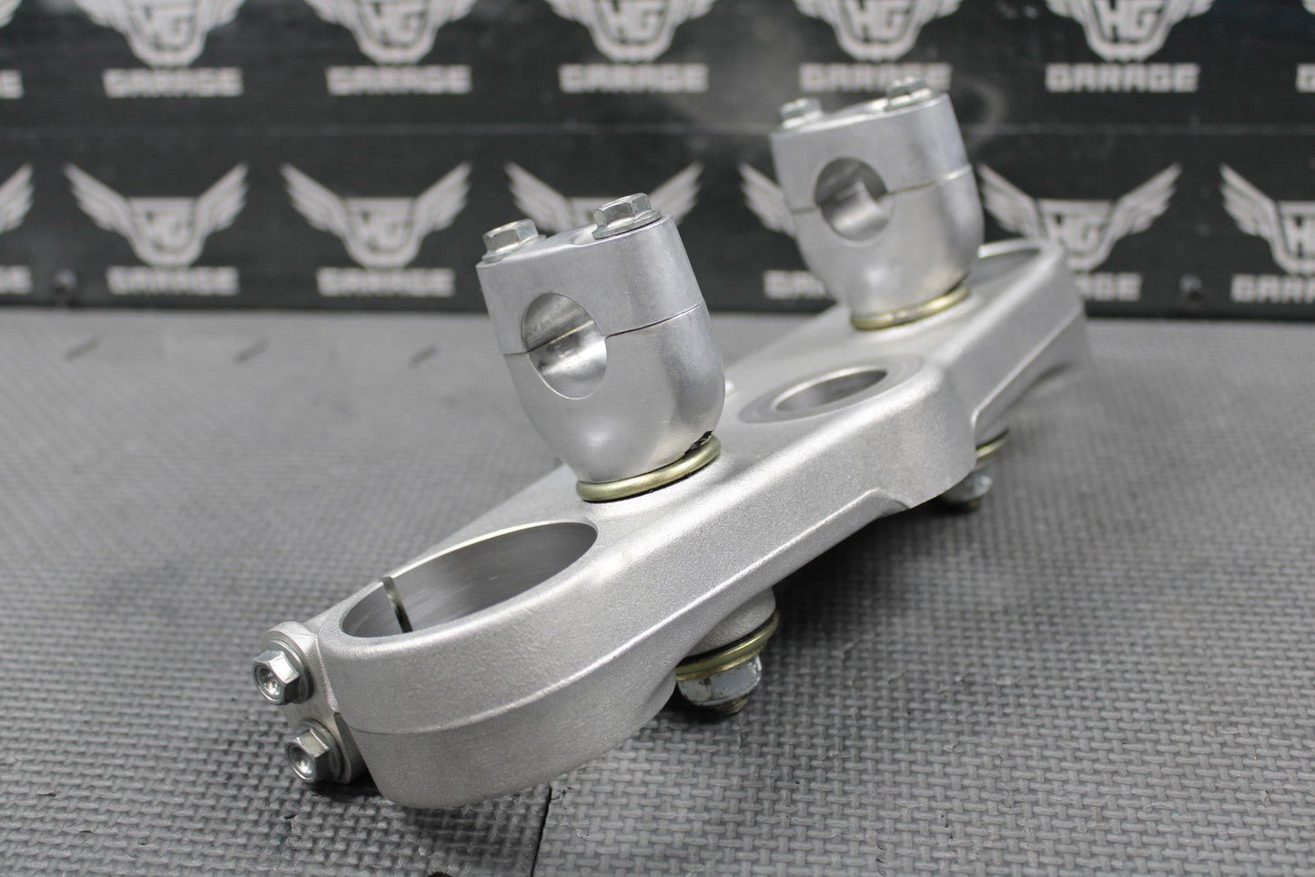 2003 00 - 03 HONDA CR125R CR250R OEM FRONT FORK UPPER TRIPLE TREE BAR CLAMP NICE! - hggarage