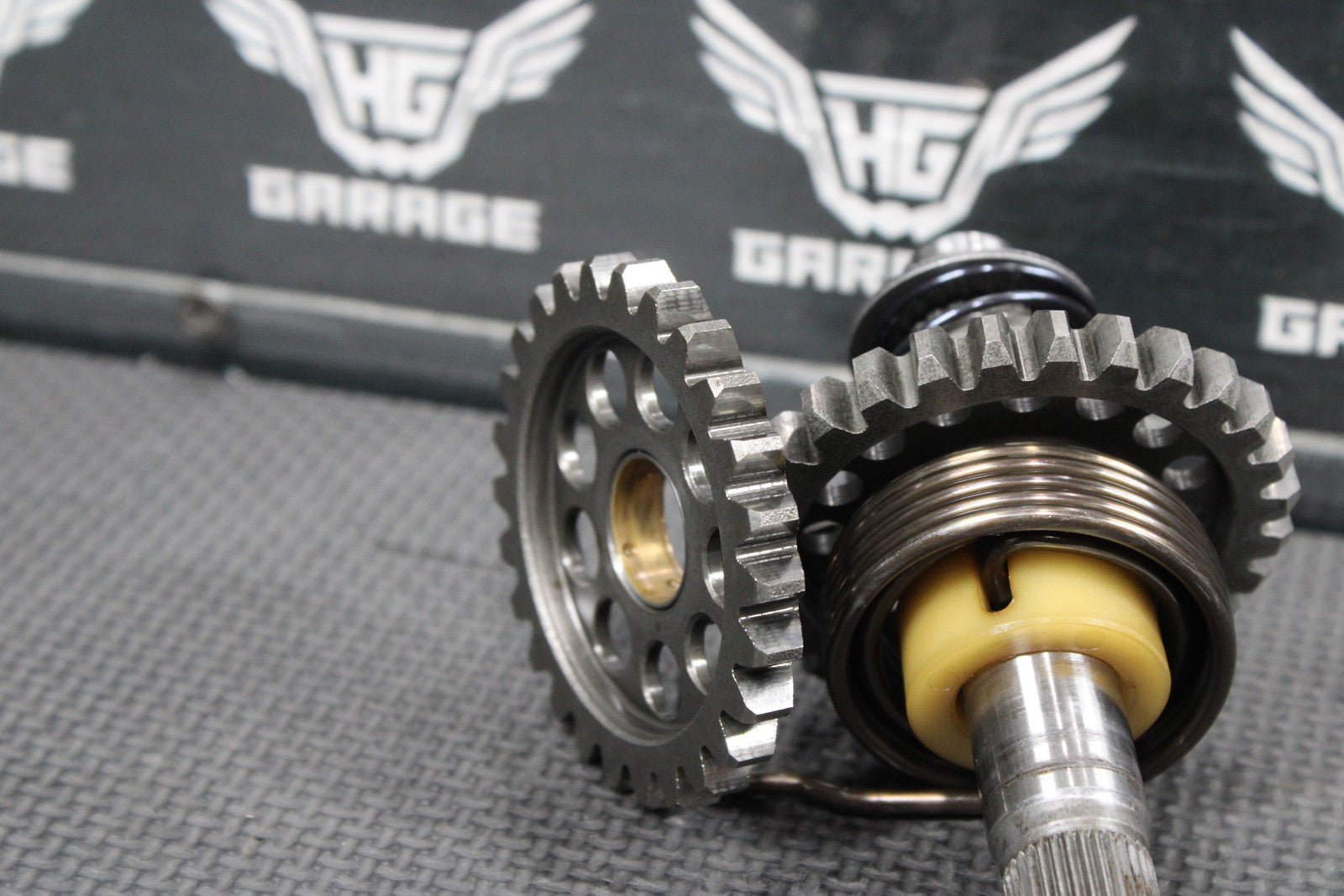 2006 YAMAHA WR250F YZ250F OEM KICKSTART KICK START SHAFT W IDLER GEAR MECHANISM - hggarage
