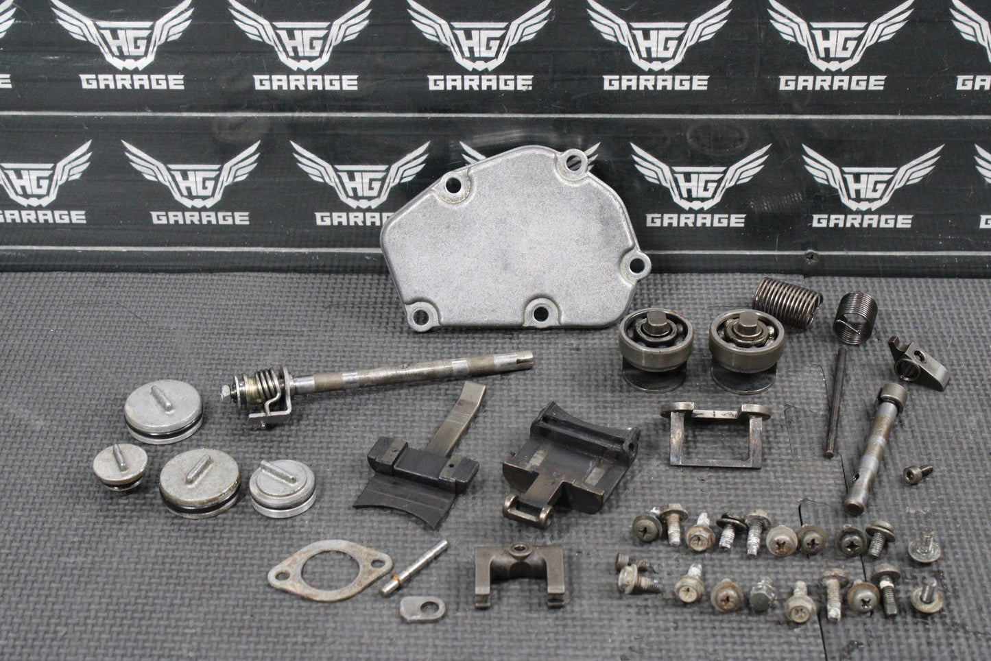 1997 SUZUKI RM250 OEM ENGINE POWER VALVE GOVERNOR EXHUAST VALVE 11254 - 37E10 NICE - hggarage